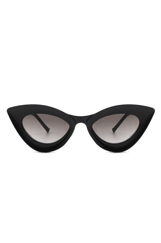 Women Retro Cat Eye Fashion Sunglasses - Luxxfashions