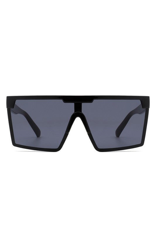 Oversize Square Flat Top Fashion Women Sunglasses - Luxxfashions