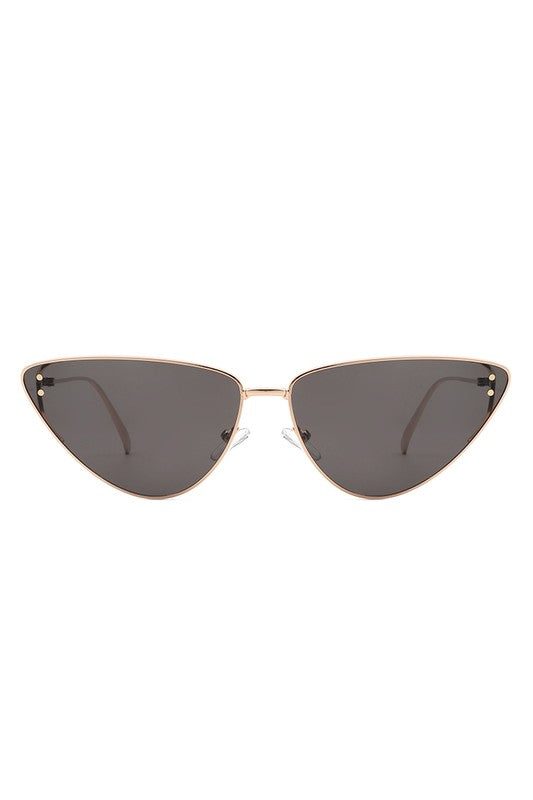 Retro Tinted Flat Lens Fashion Cat Eye Sunglasses - Luxxfashions