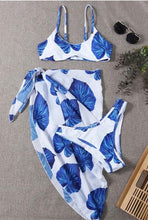Load image into Gallery viewer, I AM Tropical:  3-Piece Bikini Set with Cover Up
