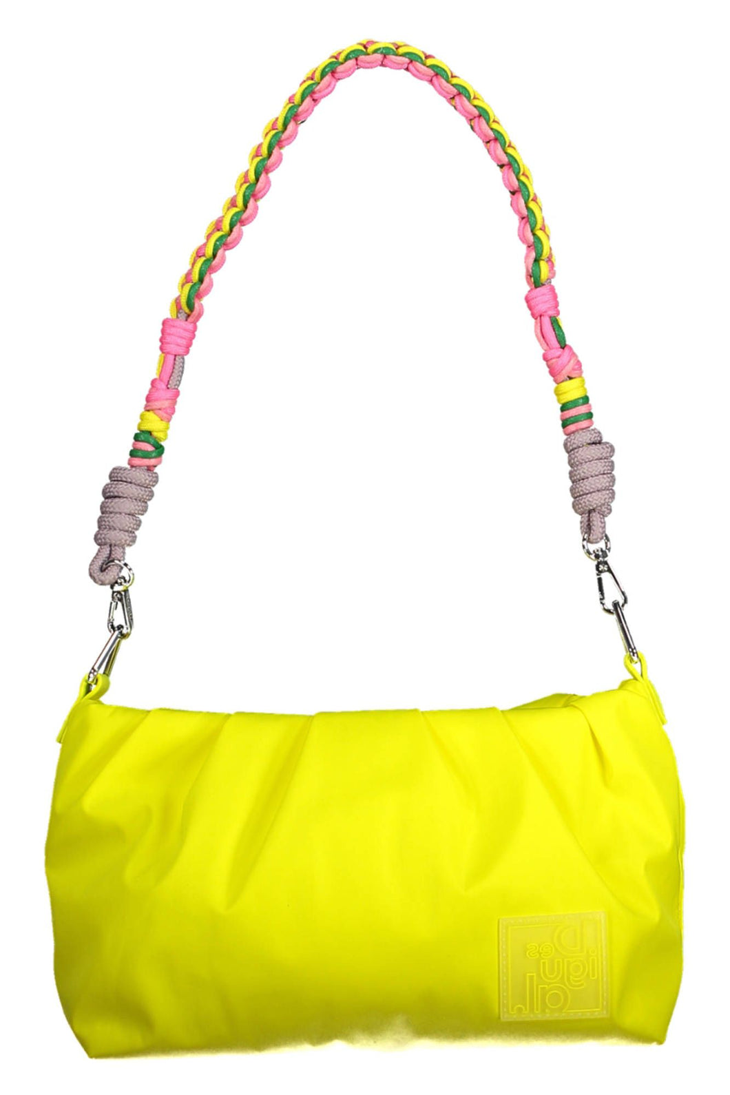 Desigual Yellow Polyester Handbag