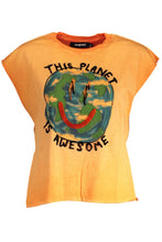 Load image into Gallery viewer, Desigual Orange Cotton Tops &amp; T-Shirt
