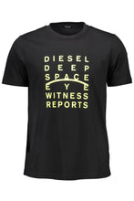 Load image into Gallery viewer, Diesel Black Cotton T-Shirt
