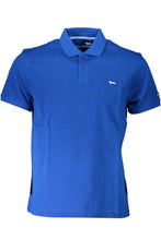 Load image into Gallery viewer, Harmont &amp; Blaine Blue Cotton Polo Shirt
