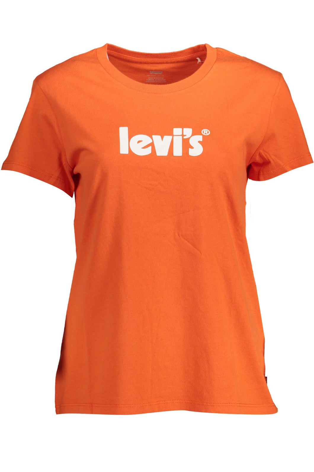 Levi's Orange Cotton Tops & T-Shirt