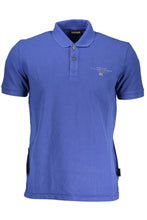 Load image into Gallery viewer, Napapijri Blue Cotton Polo Shirt
