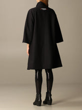Load image into Gallery viewer, Love Moschino Love Moschino Black Wool Jackets &amp; Women&#39;s Coat
