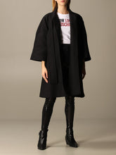 Load image into Gallery viewer, Love Moschino Love Moschino Black Wool Jackets &amp; Women&#39;s Coat
