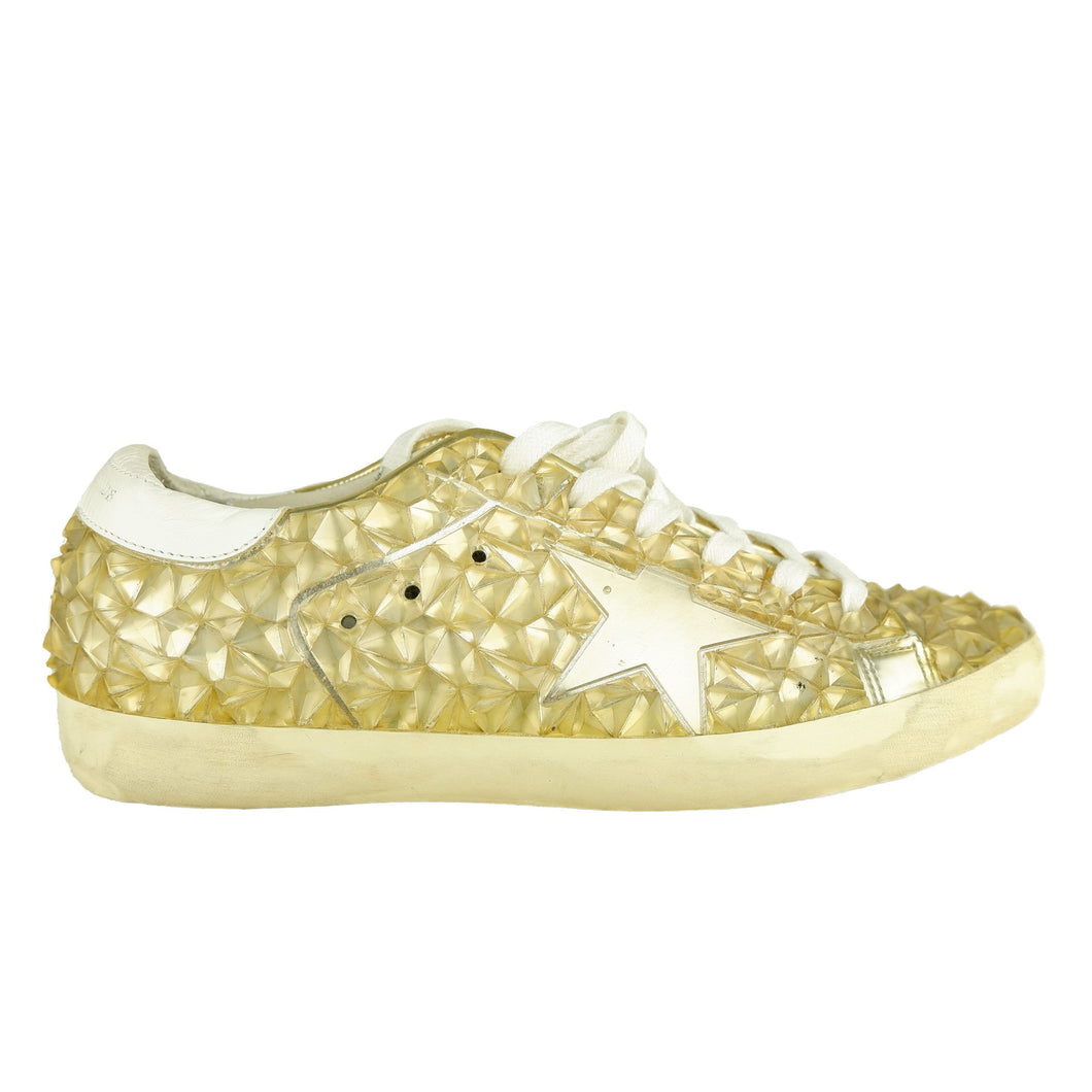 Golden Goose Yellow Leather Sneaker