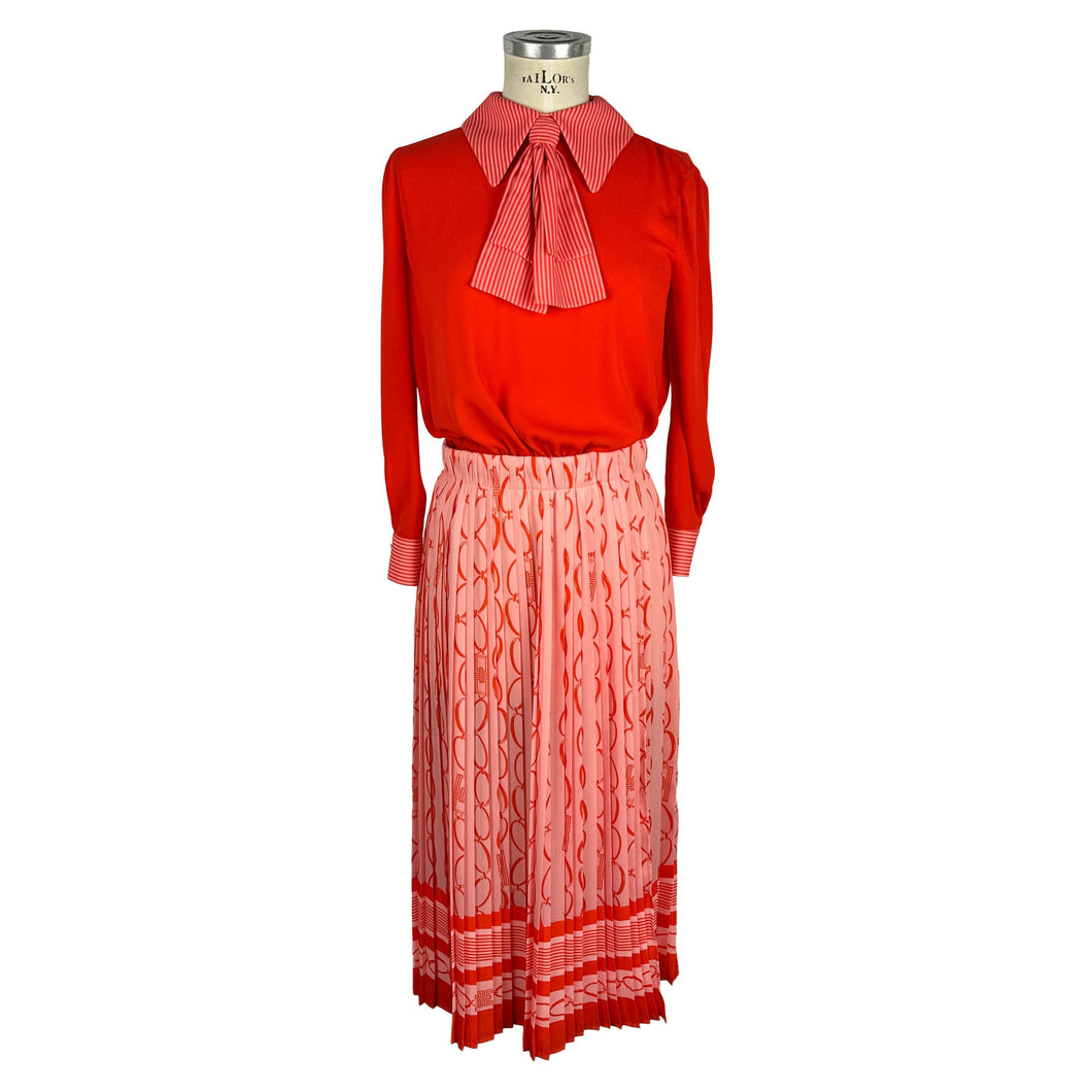 Elisabetta Franchi Red Polyester Dress