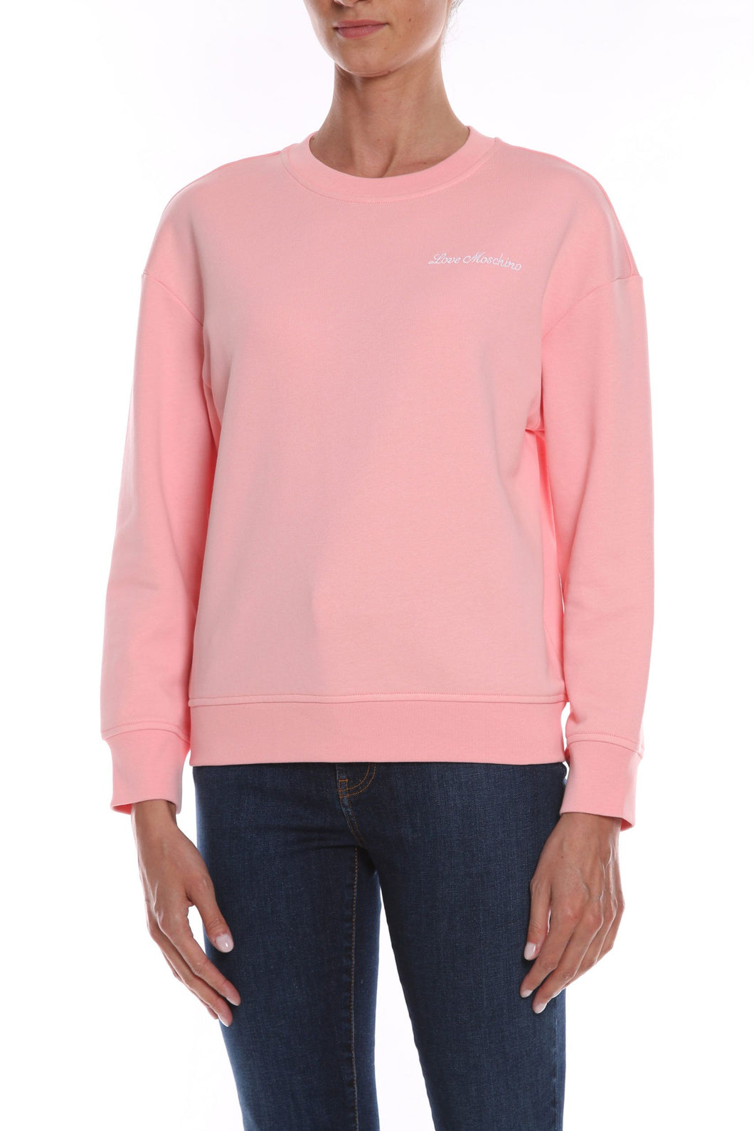 Love Moschino Pink Cotton Sweater