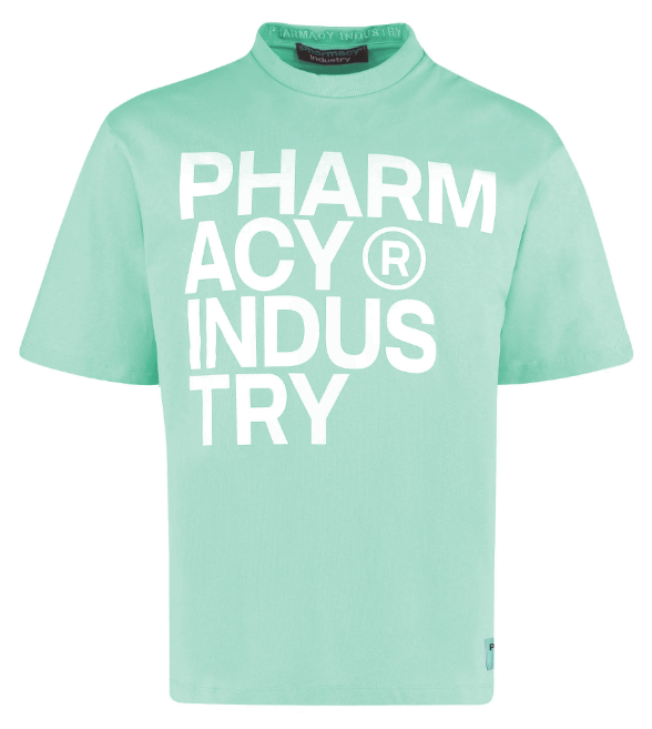 Pharmacy Industry Green Cotton Tops & T-Shirt