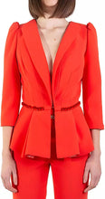 Load image into Gallery viewer, Elisabetta Franchi Red Polyester Suits &amp; Blazer
