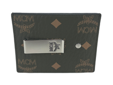 Load image into Gallery viewer, MCM Aren Mini Sea Turtle Visetos Leather Money Clip Card Case Wallet
