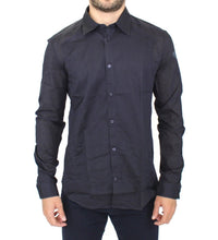 Load image into Gallery viewer, Ermanno Scervino Blue Slim Fit Cotton Casual Top Shirt
