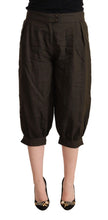 Load image into Gallery viewer, GF Ferre Brown Viscose Cropped Harem Pants
