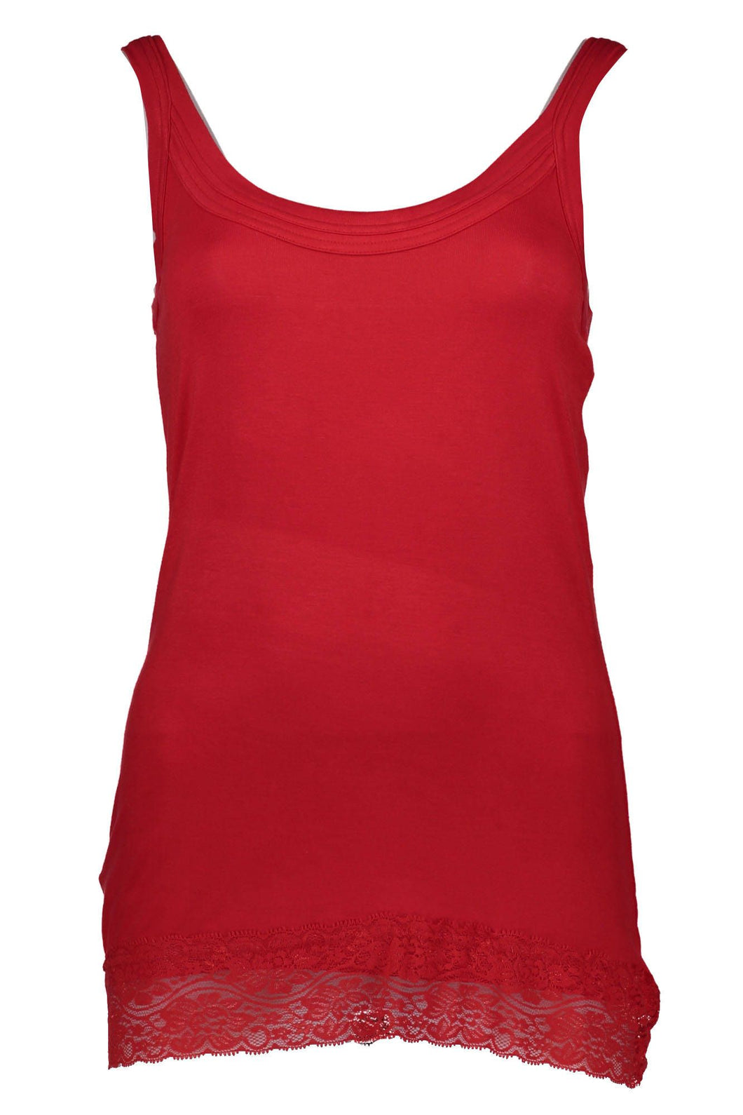 Silvian Heach Red Cotton Tops & T-Shirt